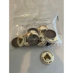 Vintage Preakness Pimlico, MD button backs- Lot of 20